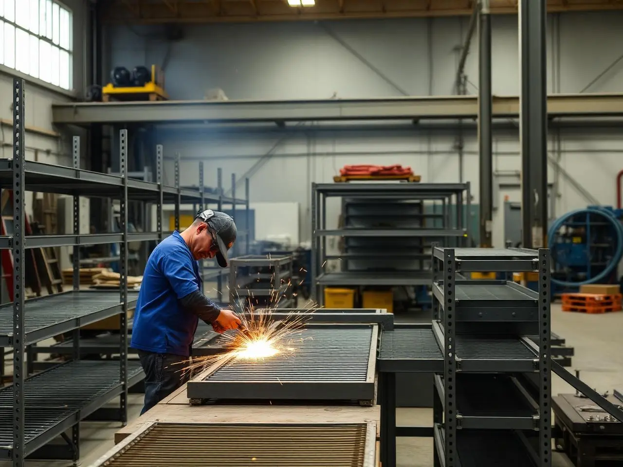 MMT Fabrications metal workshop manufacturing shelving systems